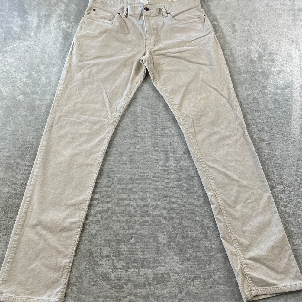 Todd Snyder Corduroy Pants Jeans Slim Fit 5 Pocket Mens 34x34 Beige Preppy